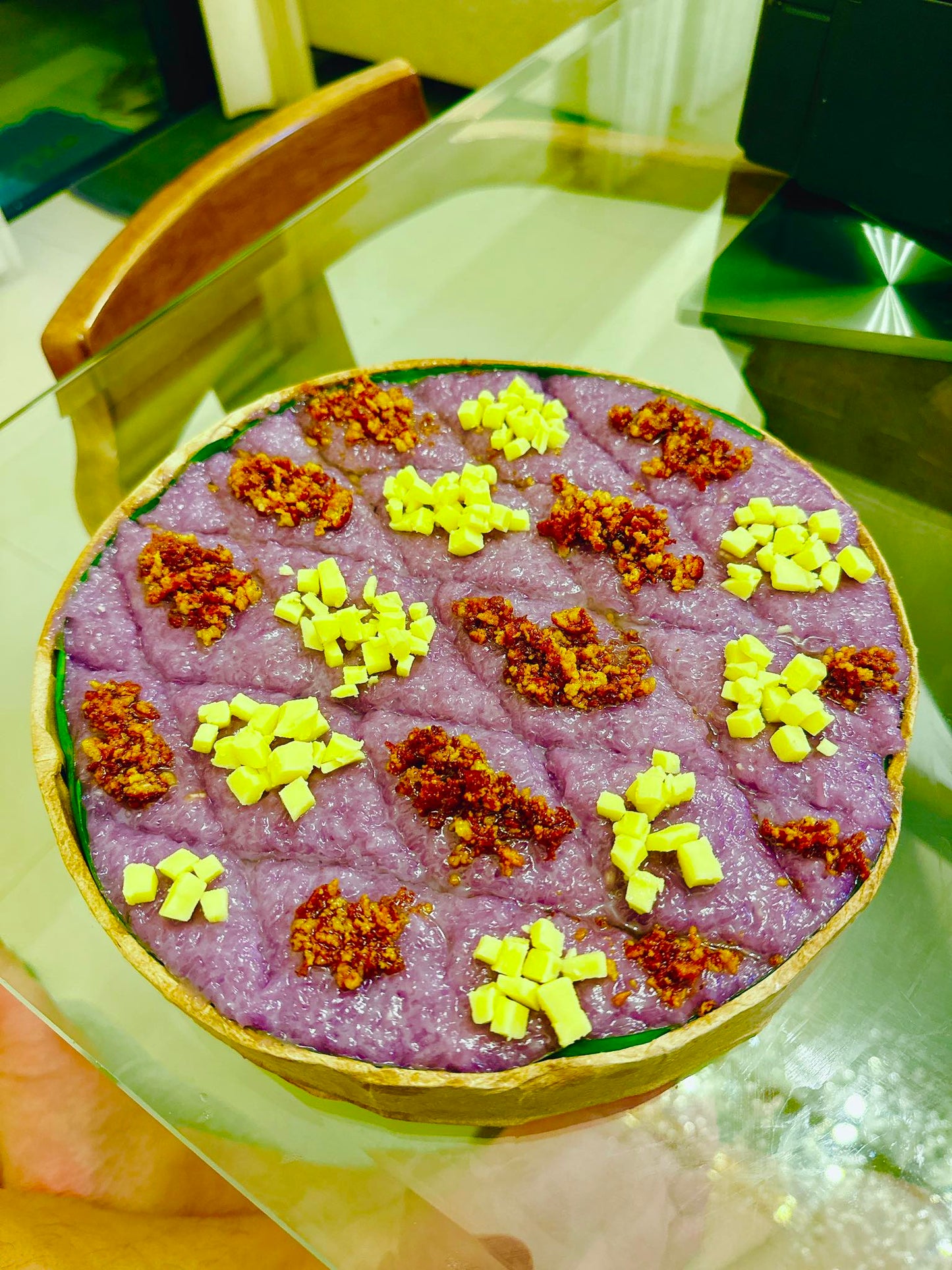 Ube cheese biko per tab